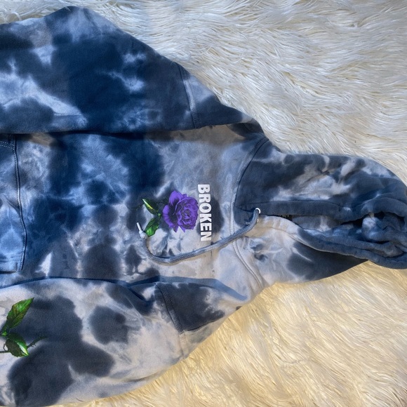 BROKEN PROMISES TIE DIE HOODIE FROM ZUMIEZ - Picture 1 of 7